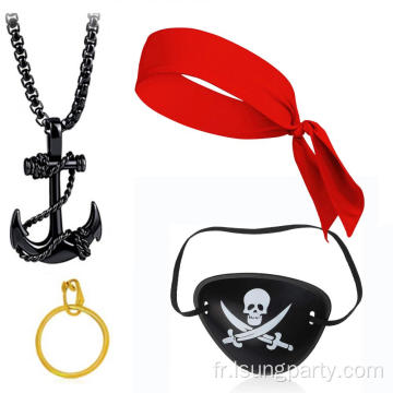 Accessoires de pirate d&#39;Halloween pour le cosplay